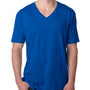 Next Level Mens Fine Jersey Short Sleeve V-Neck T-Shirt - Royal Blue