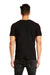 Next Level N3650 Mens Fine Jersey Short Sleeve Crewneck T-Shirt Black Back