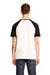 Next Level N3650 Mens Fine Jersey Short Sleeve Crewneck T-Shirt Black/White Back