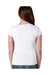Next Level N3710 Youth Princess Fine Jersey Short Sleeve Crewneck T-Shirt White Back