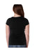 Next Level N3710 Youth Princess Fine Jersey Short Sleeve Crewneck T-Shirt Black Back