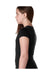 Next Level N3710 Youth Princess Fine Jersey Short Sleeve Crewneck T-Shirt Black Side