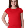 Next Level Youth Princess Fine Jersey Short Sleeve Crewneck T-Shirt - Red