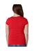 Next Level N3710 Youth Princess Fine Jersey Short Sleeve Crewneck T-Shirt Red Back