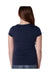 Next Level N3710 Youth Princess Fine Jersey Short Sleeve Crewneck T-Shirt Navy Blue Back