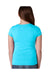 Next Level N3710 Youth Princess Fine Jersey Short Sleeve Crewneck T-Shirt Tahiti Blue Back