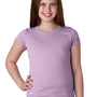 Next Level Youth Princess Fine Jersey Short Sleeve Crewneck T-Shirt - Lilac