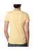 Next Level N3900 Womens Boyfriend Fine Jersey Short Sleeve Crewneck T-Shirt Yellow Back