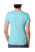 Next Level N3900 Womens Boyfriend Fine Jersey Short Sleeve Crewneck T-Shirt Cancun Blue Back