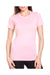 Next Level N3900 Womens Boyfriend Fine Jersey Short Sleeve Crewneck T-Shirt Light Pink Front