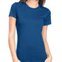 Next Level Womens Boyfriend Fine Jersey Short Sleeve Crewneck T-Shirt - Cool Blue