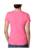 Next Level N3900 Womens Boyfriend Fine Jersey Short Sleeve Crewneck T-Shirt Hot Pink Back