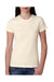 Next Level N3900 Womens Boyfriend Fine Jersey Short Sleeve Crewneck T-Shirt Ivory Front