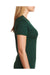 Next Level N3900 Womens Boyfriend Fine Jersey Short Sleeve Crewneck T-Shirt Forest Green Side