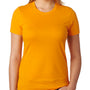 Next Level Womens Boyfriend Fine Jersey Short Sleeve Crewneck T-Shirt - Gold - Closeout