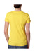 Next Level N3900 Womens Boyfriend Fine Jersey Short Sleeve Crewneck T-Shirt Vibrant Yellow Back
