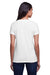 Next Level N4240 Womens Eco Performance Moisture Wicking Short Sleeve V-Neck T-Shirt White Back