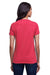 Next Level N4240 Womens Eco Performance Moisture Wicking Short Sleeve V-Neck T-Shirt Heather Red Back
