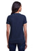Next Level N4240 Womens Eco Performance Moisture Wicking Short Sleeve V-Neck T-Shirt Navy Blue Back