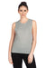 Next Level NL5013/N5013/5013 Womens Festival Muscle Tank Top Heather Grey Front