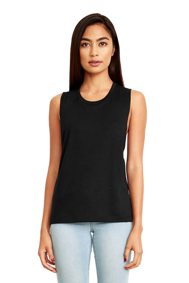 Next Level N5013 Womens Festival Muscle Tank Top Black Front