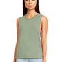 Next Level Womens Festival Muscle Tank Top - Stonewashed Green