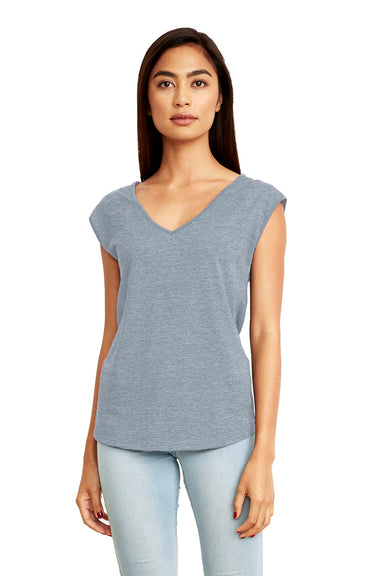 Next Level N5040 Womens Festival Tank Top Stonewashed Blue Front
