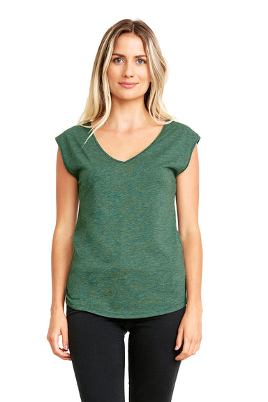 Next Level N5040 Womens Festival Tank Top Pine Green Front