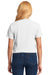 Next Level N5080 Womens Festival Cali Crop Short Sleeve Crewneck T-Shirt White Back