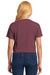 Next Level N5080 Womens Festival Cali Crop Short Sleeve Crewneck T-Shirt Shiraz Purple Back