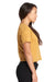 Next Level N5080 Womens Festival Cali Crop Short Sleeve Crewneck T-Shirt Antique Gold Side
