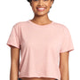 Next Level Womens Festival Cali Crop Short Sleeve Crewneck T-Shirt - Desert Pink