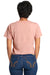 Next Level N5080 Womens Festival Cali Crop Short Sleeve Crewneck T-Shirt Desert Pink Back