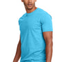 Next Level Mens CVC Jersey Short Sleeve Crewneck T-Shirt - Bondi Blue