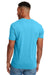 Next Level N6210 Mens CVC Jersey Short Sleeve Crewneck T-Shirt Bondi Blue Back