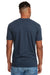 Next Level N6210 Mens CVC Jersey Short Sleeve Crewneck T-Shirt Indigo Blue Back