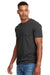 Next Level N6210 Mens CVC Jersey Short Sleeve Crewneck T-Shirt Charcoal Grey Front