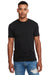Next Level N6210 Mens CVC Jersey Short Sleeve Crewneck T-Shirt Black Front