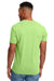 Next Level N6210 Mens CVC Jersey Short Sleeve Crewneck T-Shirt Heather Neon Green Back