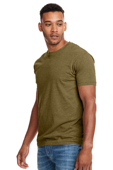 Next Level N6210 Mens CVC Jersey Short Sleeve Crewneck T-Shirt Military Green Front