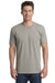 Next Level N6210 Mens CVC Jersey Short Sleeve Crewneck T-Shirt Silk Grey Front