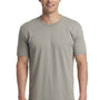 Next Level Mens CVC Jersey Short Sleeve Crewneck T-Shirt - Silk Grey