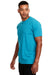 Next Level N6210 Mens CVC Jersey Short Sleeve Crewneck T-Shirt Tahiti Blue Side