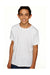 Next Level N6310 Youth Jersey Short Sleeve Crewneck T-Shirt Heather White Front