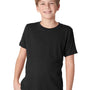 Next Level Youth Jersey Short Sleeve Crewneck T-Shirt - Black