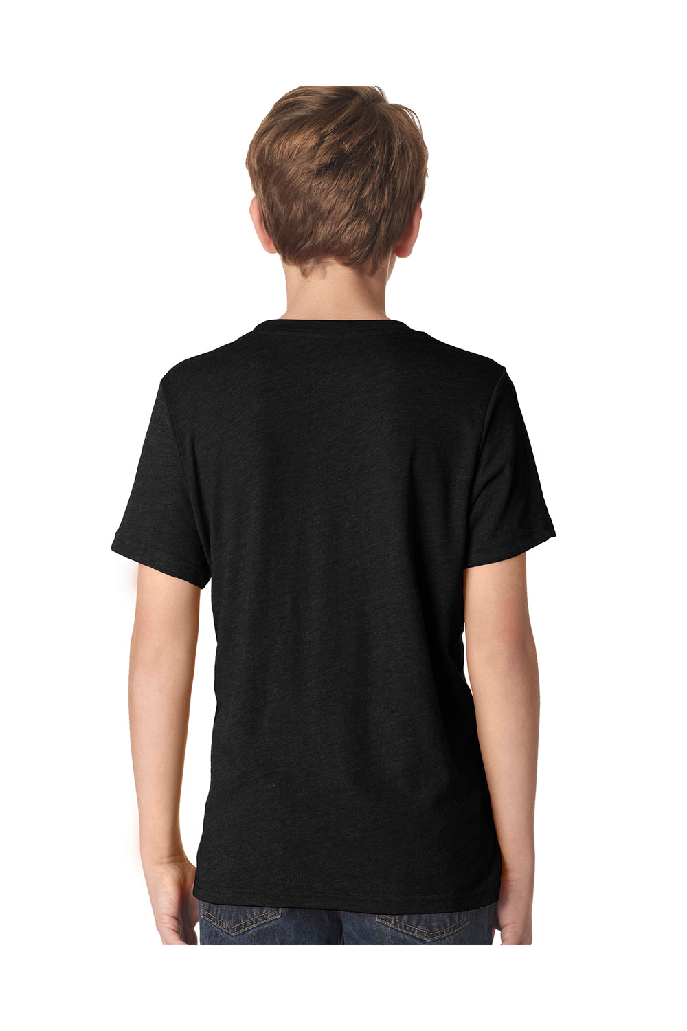 Next Level N6310 Youth Jersey Short Sleeve Crewneck T-Shirt Black Back