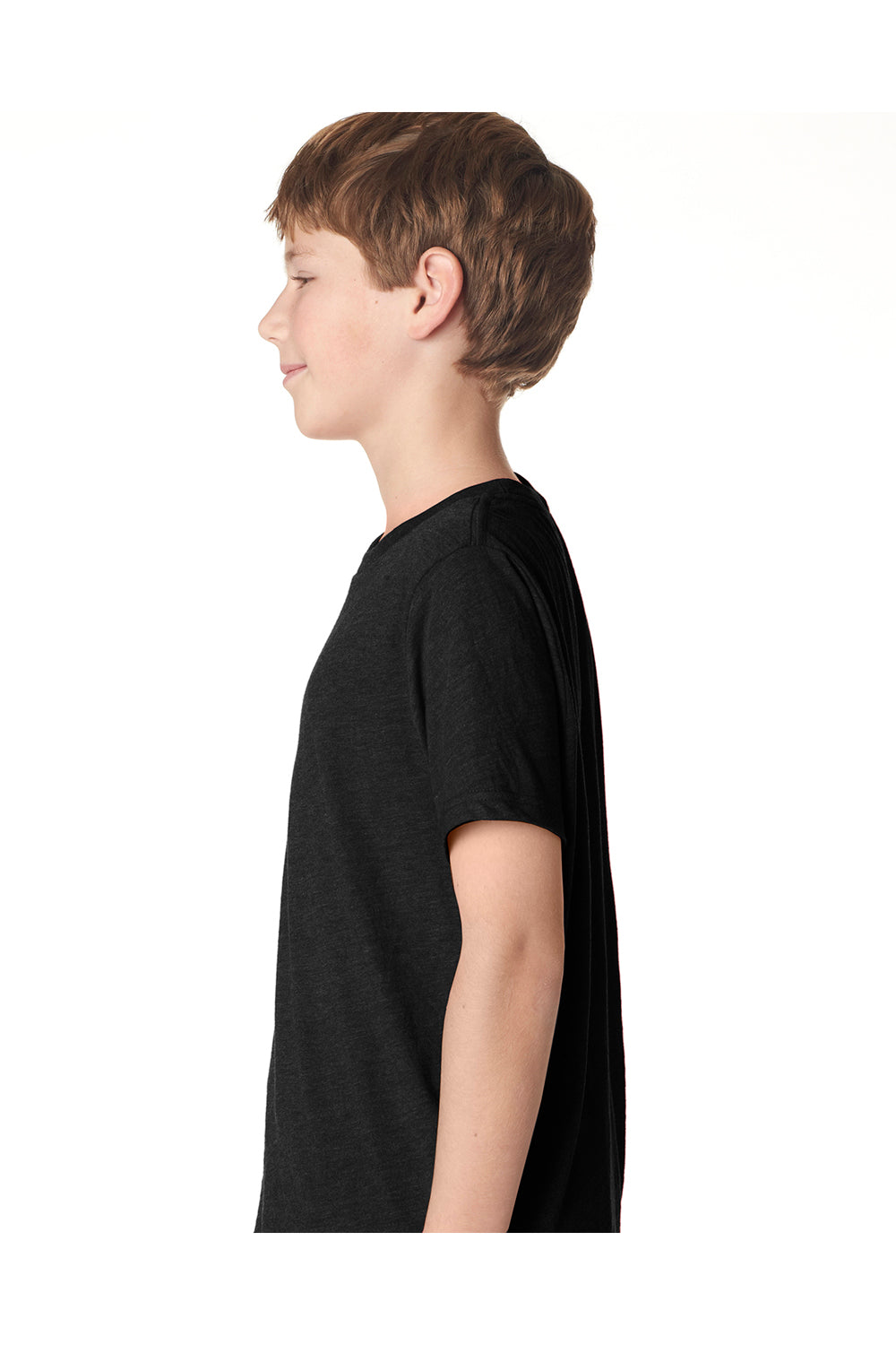 Next Level N6310 Youth Jersey Short Sleeve Crewneck T-Shirt Black Side