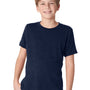 Next Level Youth Jersey Short Sleeve Crewneck T-Shirt - Vintage Navy Blue