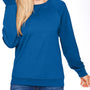 Next Level Mens French Terry Long Sleeve Crewneck T-Shirt - Royal Blue - Closeout