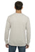 Next Level N9000/9000 Mens French Terry Long Sleeve Crewneck T-Shirt Oatmeal Back